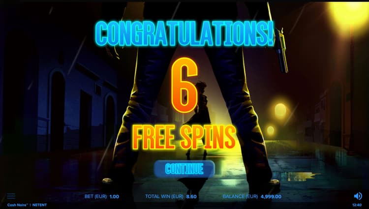 Free Spins with City Chase map and Multiplier image